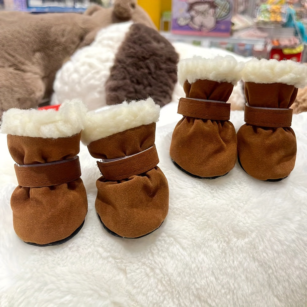 Bottines Chaudes Antidérapantes pour Chats ou Chiens