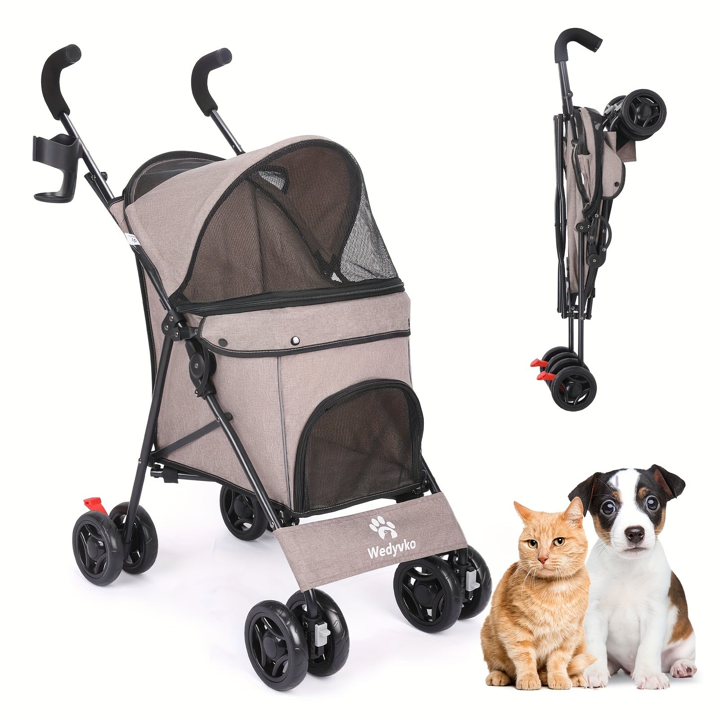 Poussette Animaux Ultra Légère Pliable