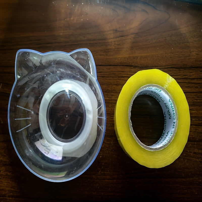 Gamelle Unique Inclinée Transparente Surélevée pour Chats – 13 cm