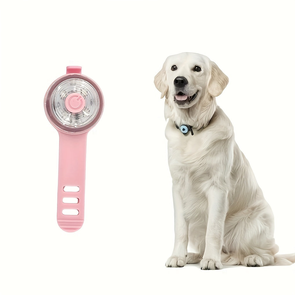 Médaille de Lumière de sécurité LED pour collier de Chien