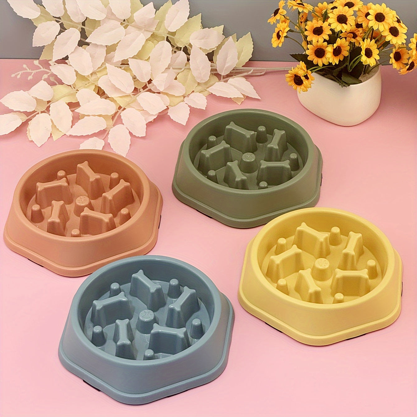 Gamelle anti-glouton ludique pour chien et chat