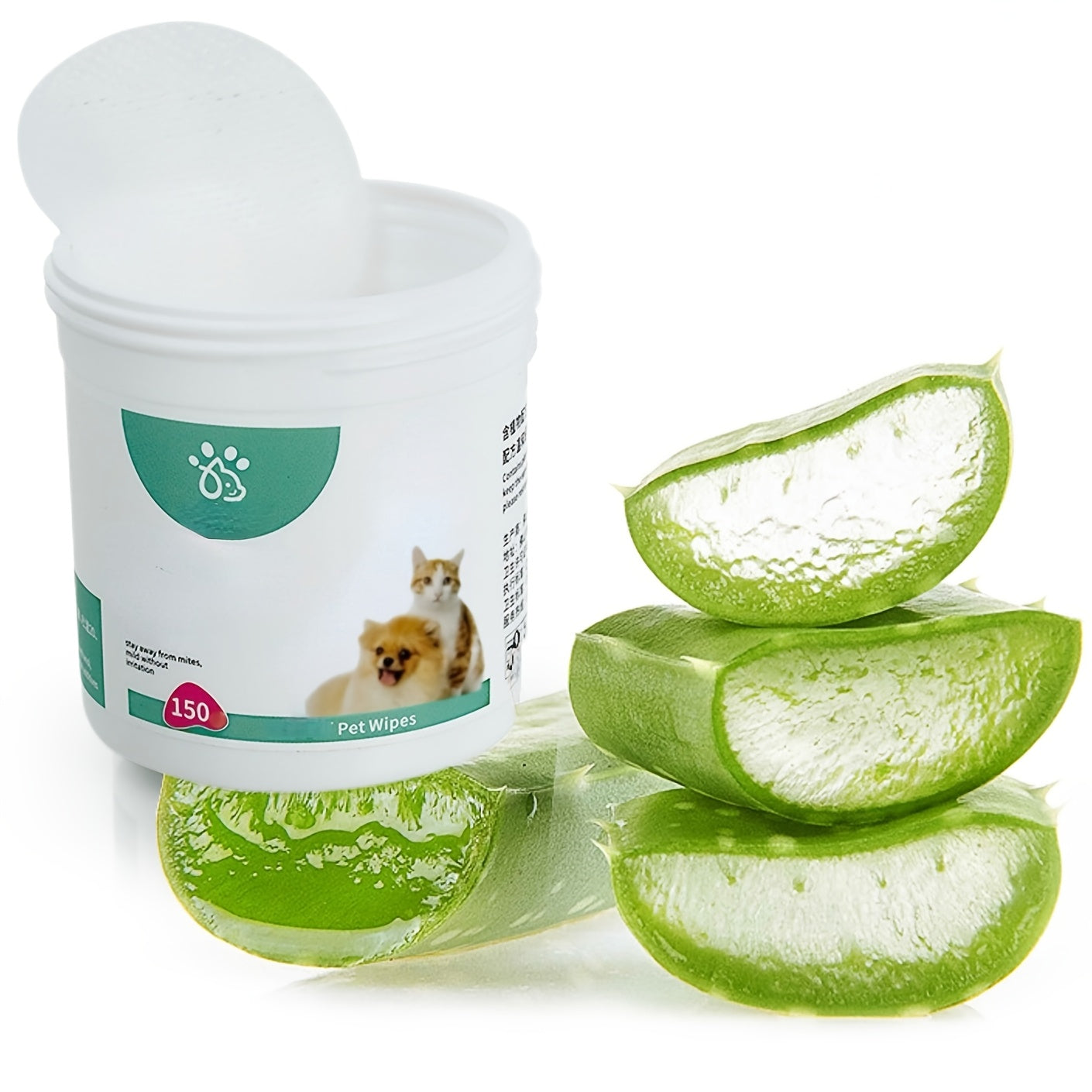 Disques Nettoyants Ronds pour Yeux et Oreilles Chats & Chiens