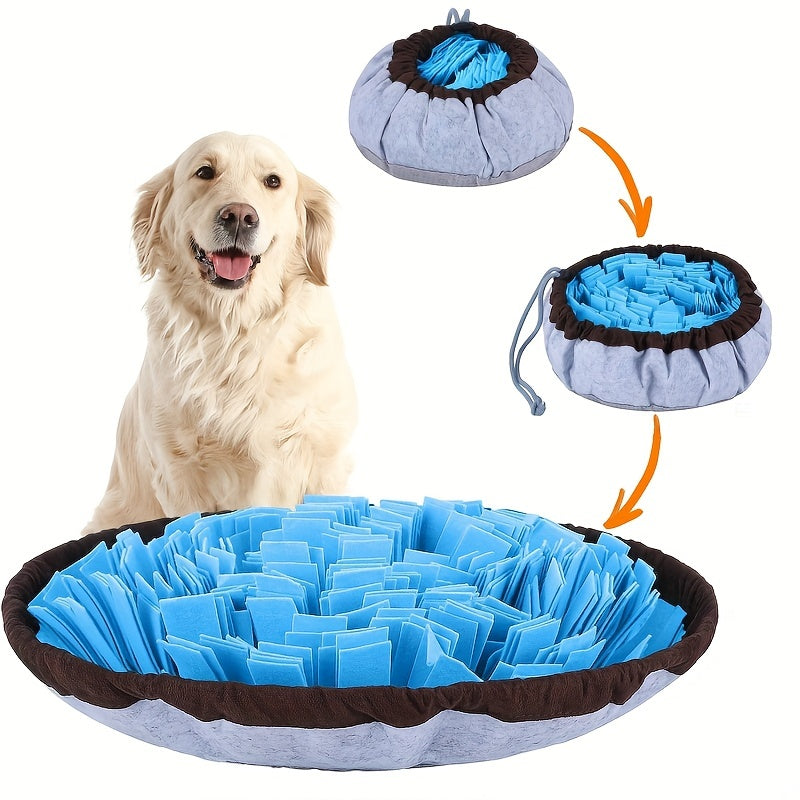 Tapis de Fouille Rond Ajustable pour Chiens