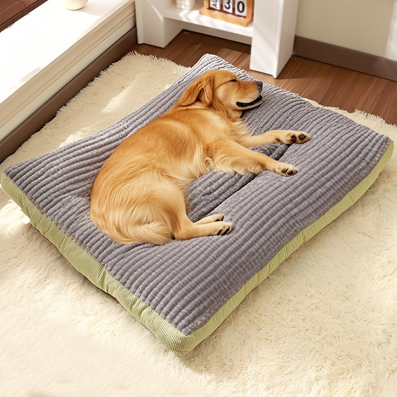 Coussin Matelassé Rayé pour Chien et Chat