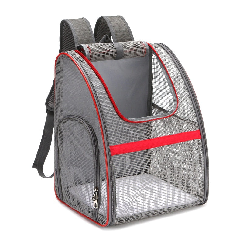 Sac à Dos de Transport Respirant en Maille pour Animaux
