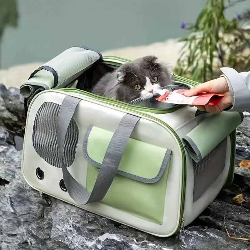 Sac de Transport Pliable et Respirant pour Petits Animaux