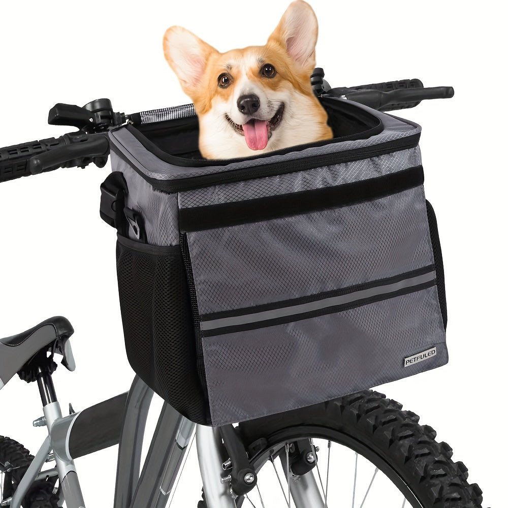 Panier vélo étanche 4-en-1 pour Chien et Chat