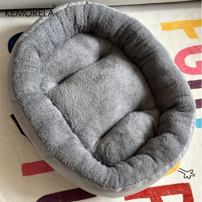 Panier rond Kemorela en peluche pour Chien et Chat