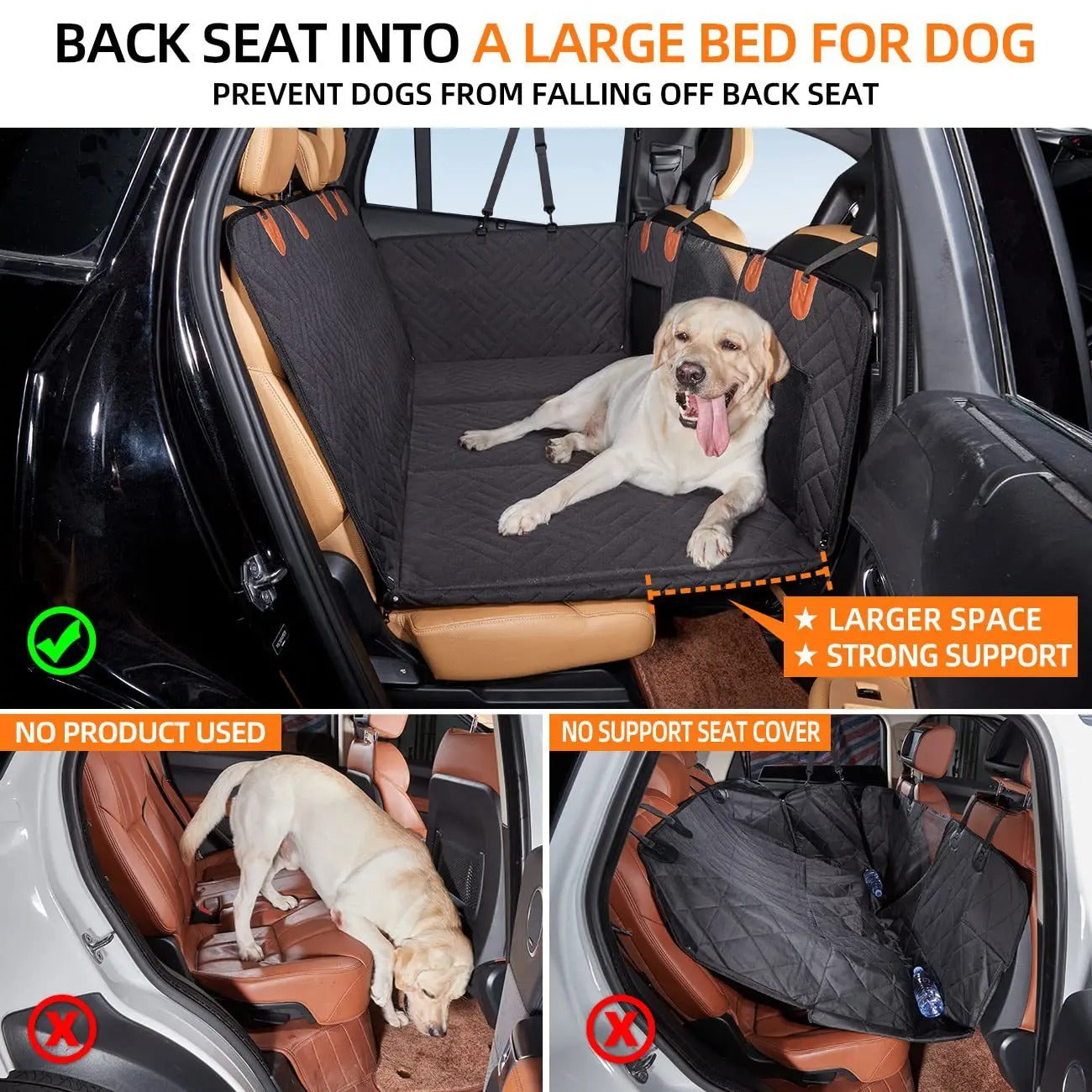 Extension de Siège Auto Rigide pour Chiens – Confort & Protection