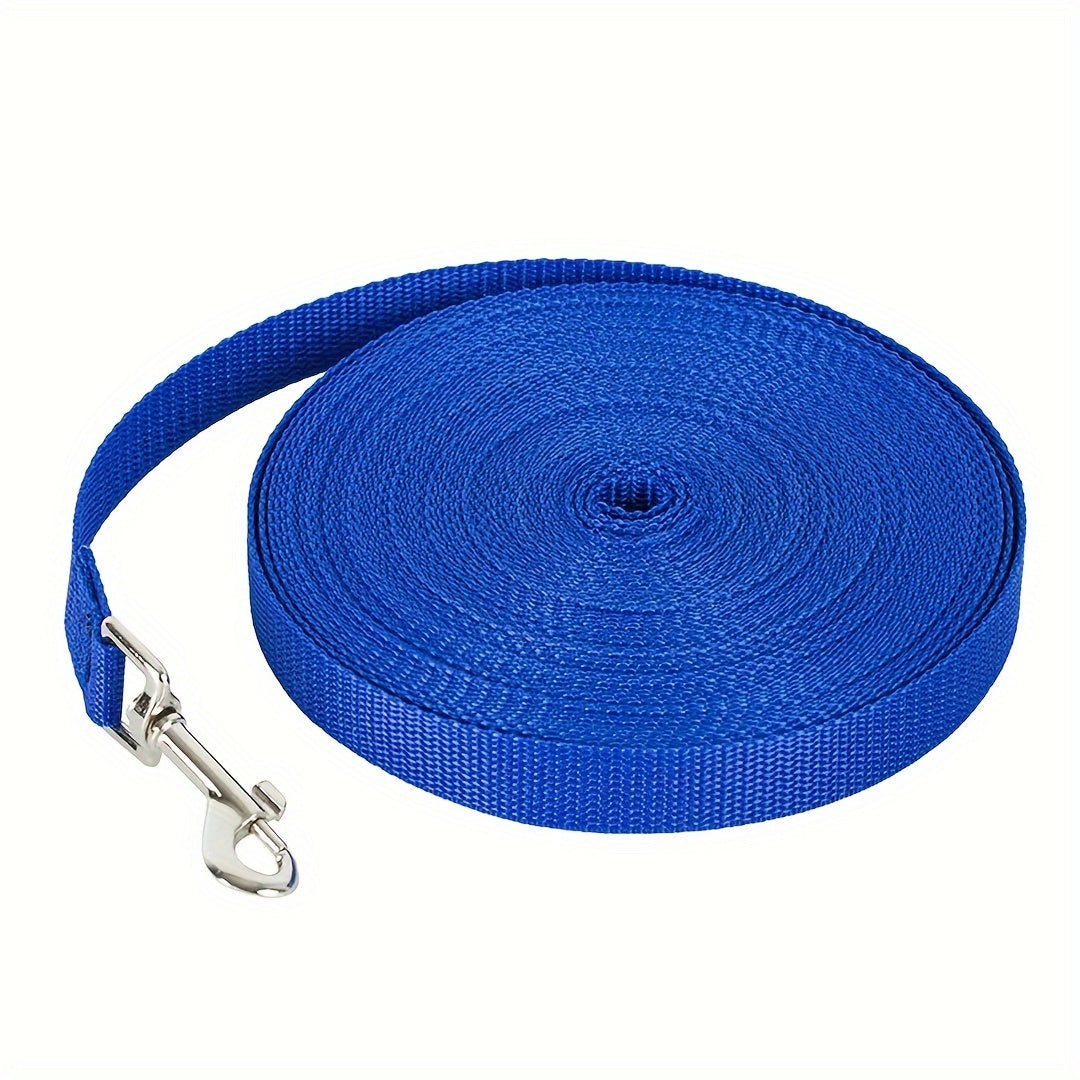 Longe Plate pour Chien – 3 à 9 mètres, couleurs variées