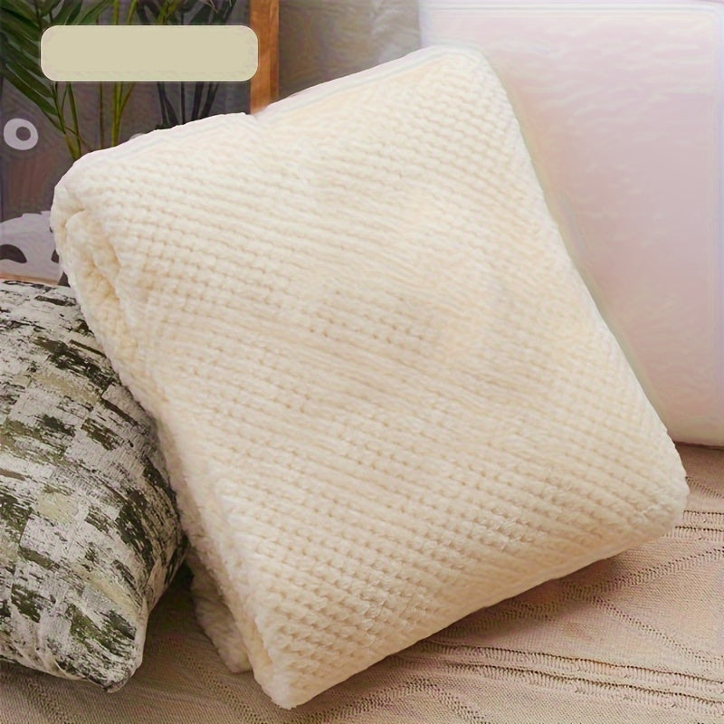 Couverture Texturée en Polyester Doux pour Chiens et Chats
