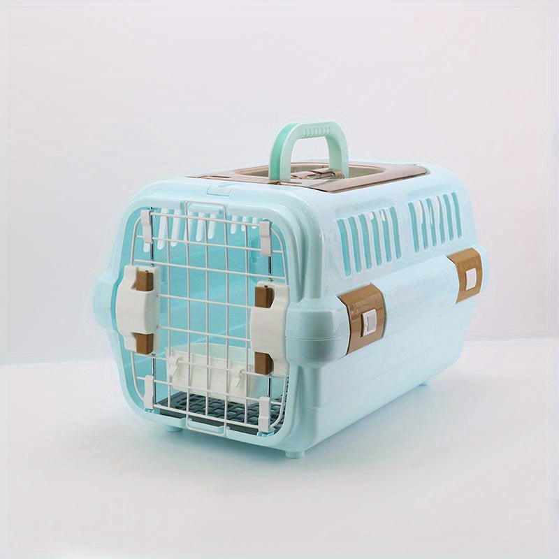 Caisse de transport pour chat en PP robuste avec fermeture sécurisée