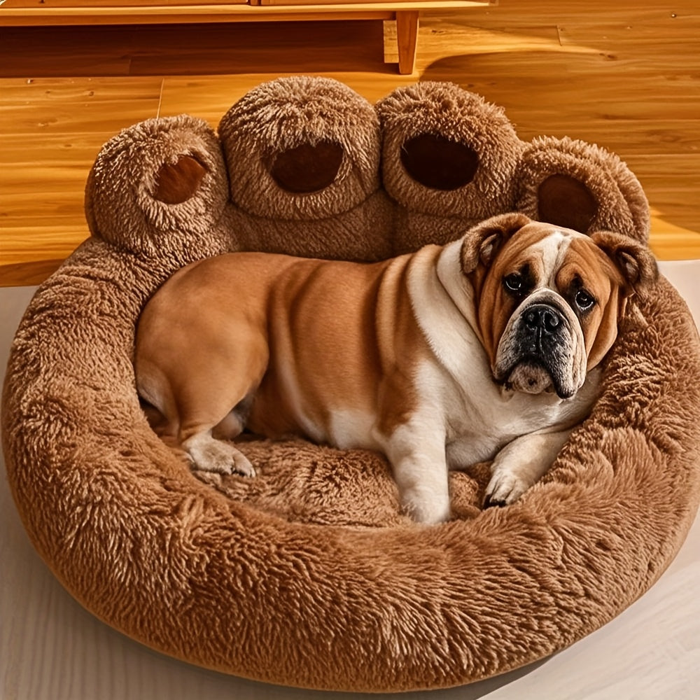 Panier patte géant en peluche pour Chien toutes tailles
