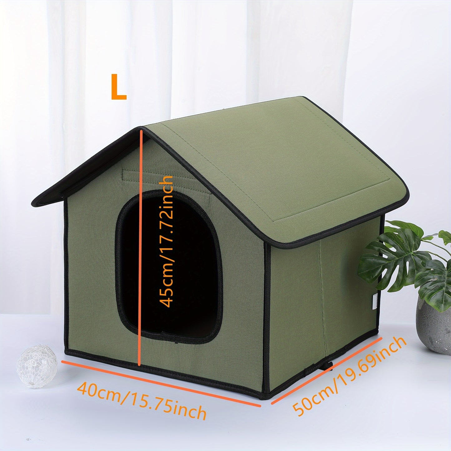 Petite Maison Imperméable pour Chats et petits Chiens