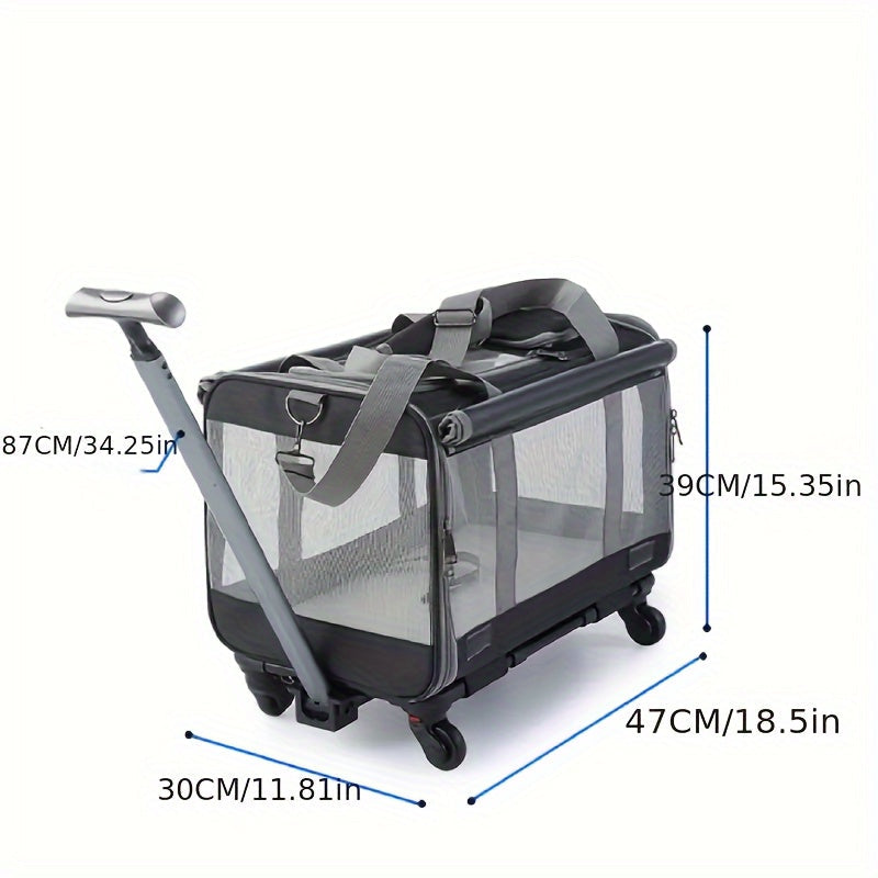 Chariot de Transport Pliable pour Animaux