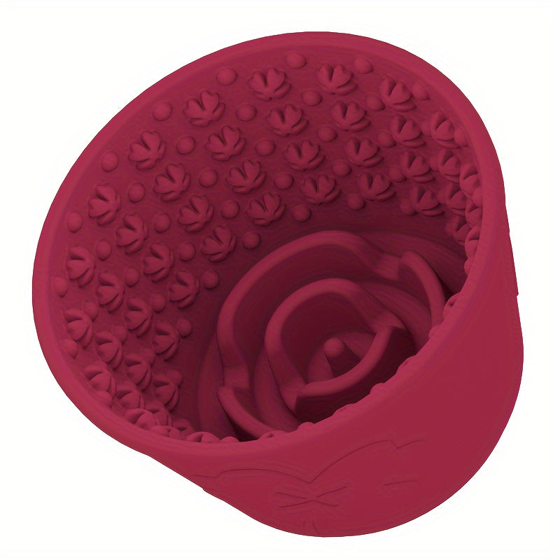 Bol à Lécher Antidérapant avec Ventouse en Silicone pour Chien