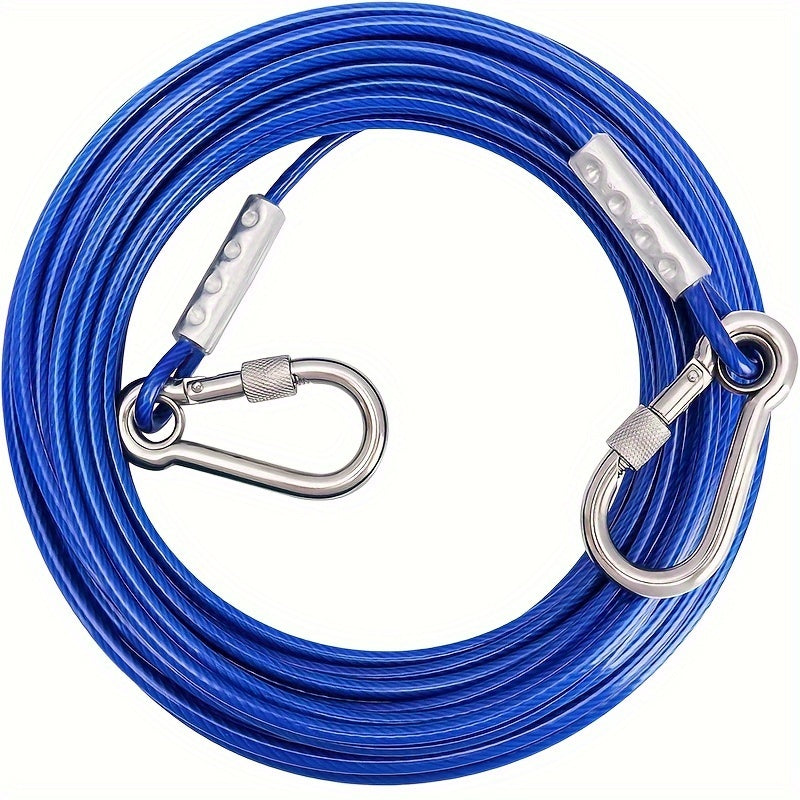 Longe d’attache Acier Renforcé Ultra Résistante pour Chien