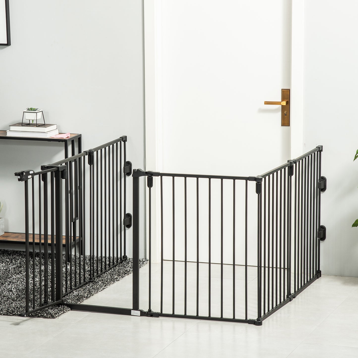 Parc Modulable Sécurisé 6 Panneaux pour Chiens