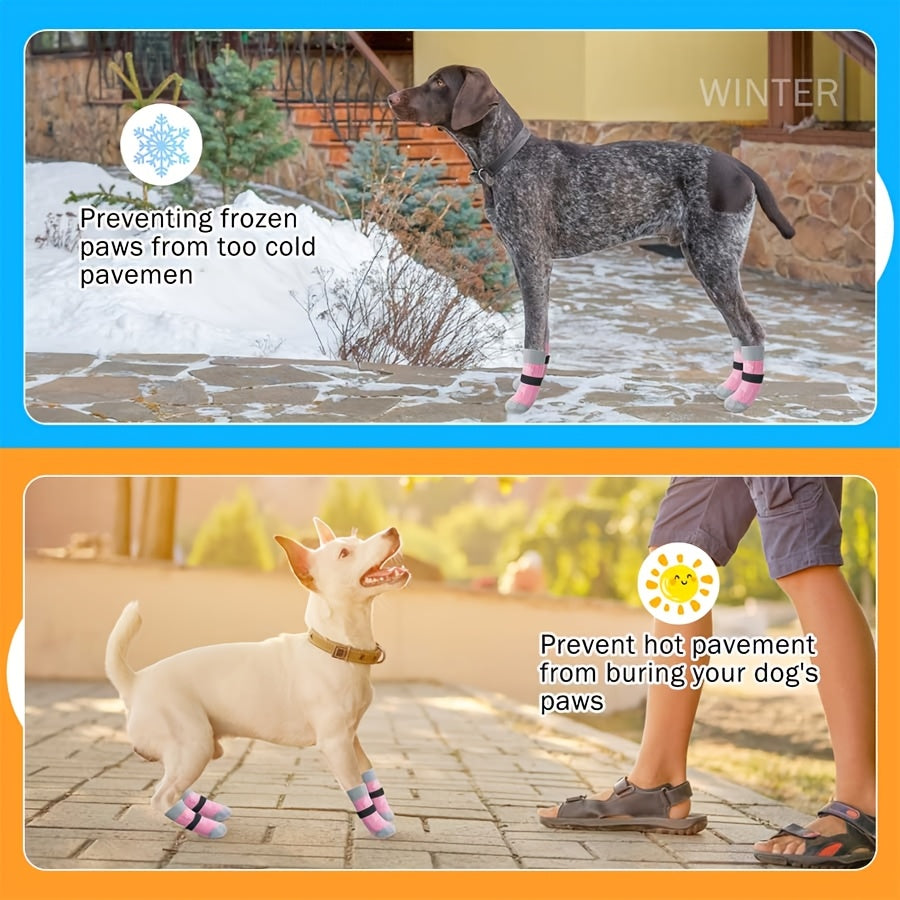 Chaussettes Antidérapantes avec Scratch – Protection Patte Intérieure