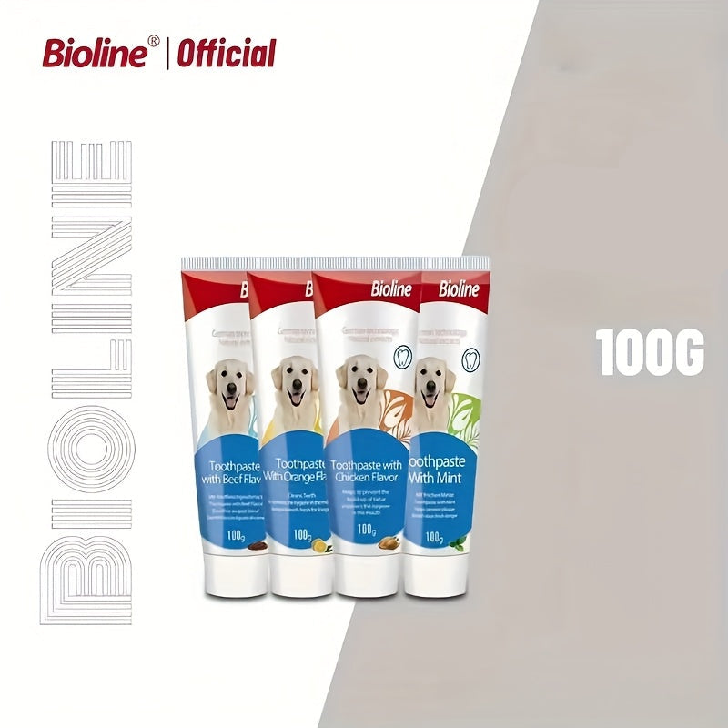 Kit Dentaire Silicone PetSmile avec Dentifrice Bioline