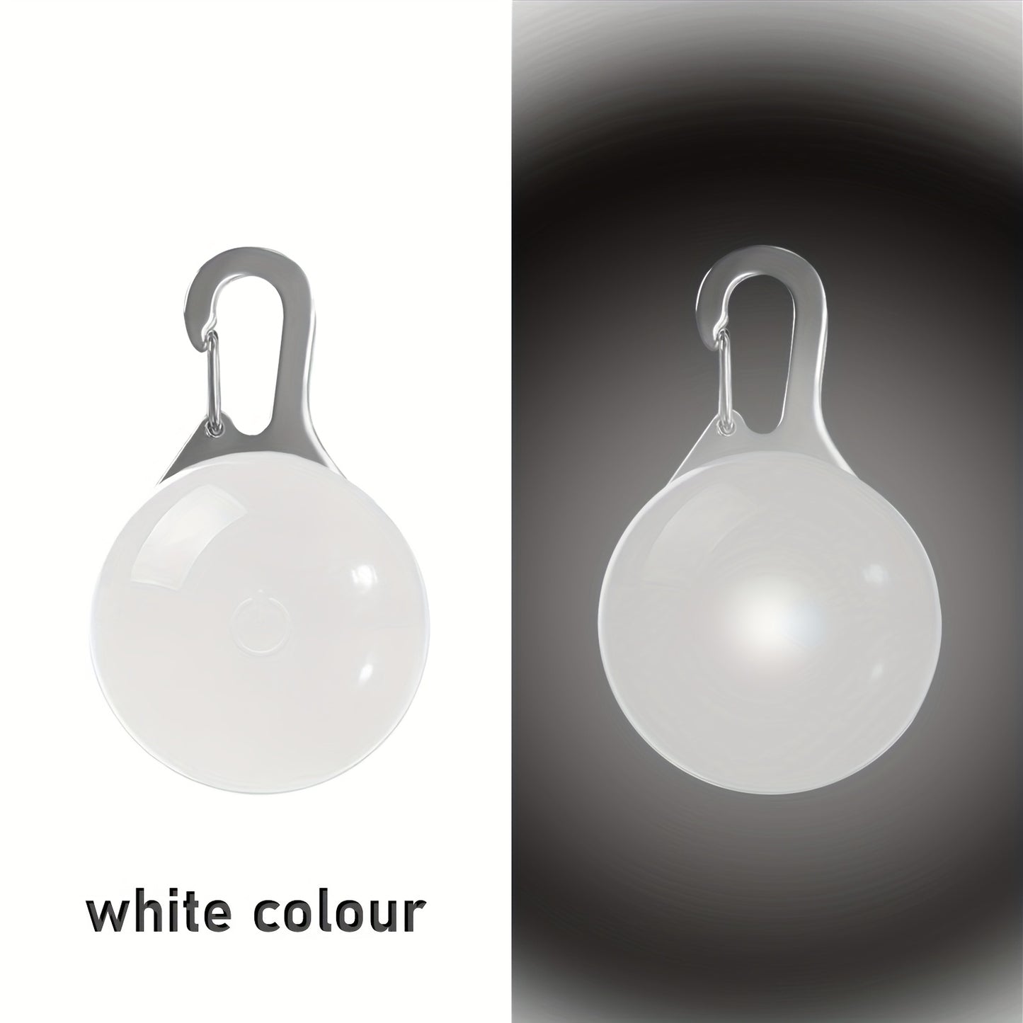 Pendentif lumineux rond pour collier de Chien ou Chat