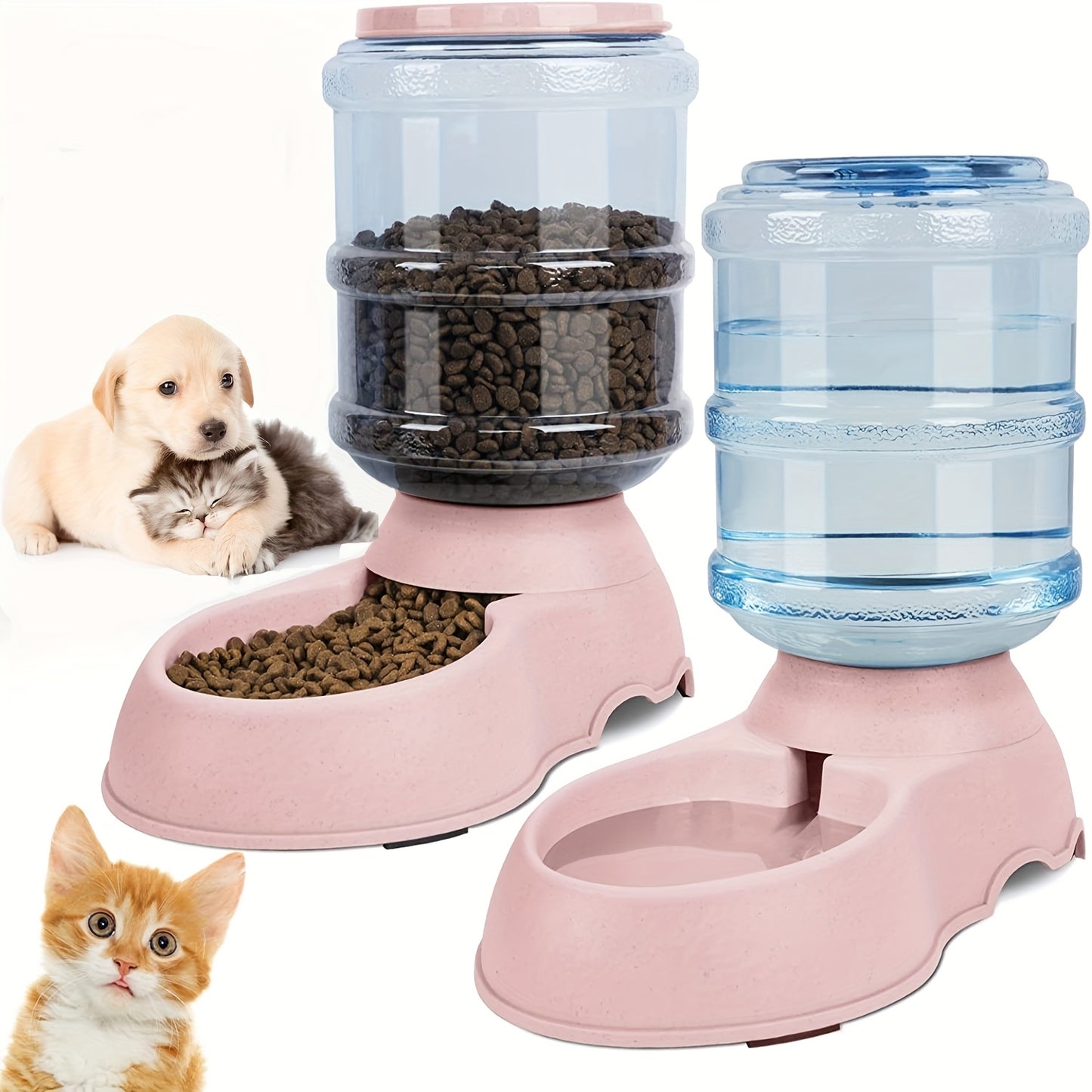 Distributeur Automatique Eau ou Croquettes pour Petits Chiens ou Chats