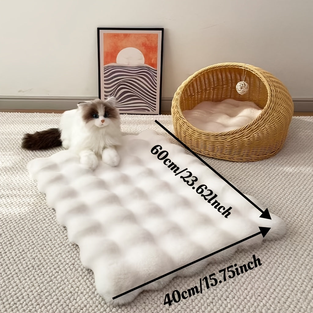 Tapis Doux en Fausse Fourrure pour Chiens et Chats