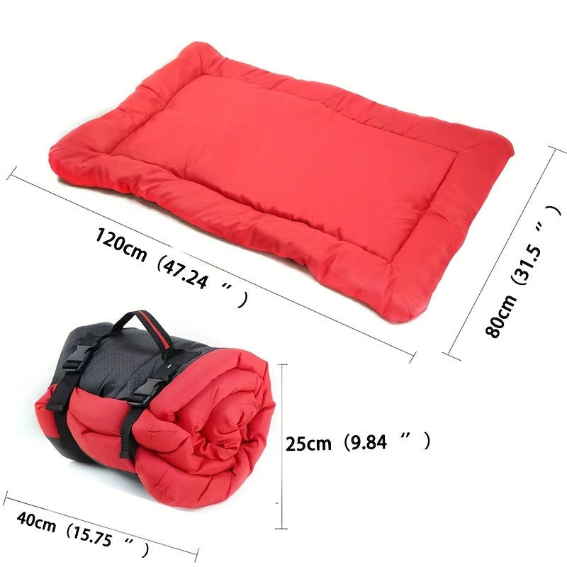 Coussin Extérieur Pliable pour Chien – Antidérapant et Lavable