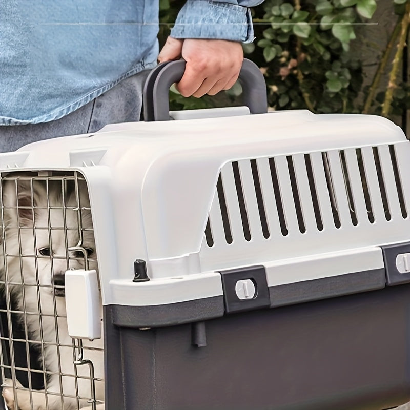 Caisse de Transport à Roulettes pour Chien
