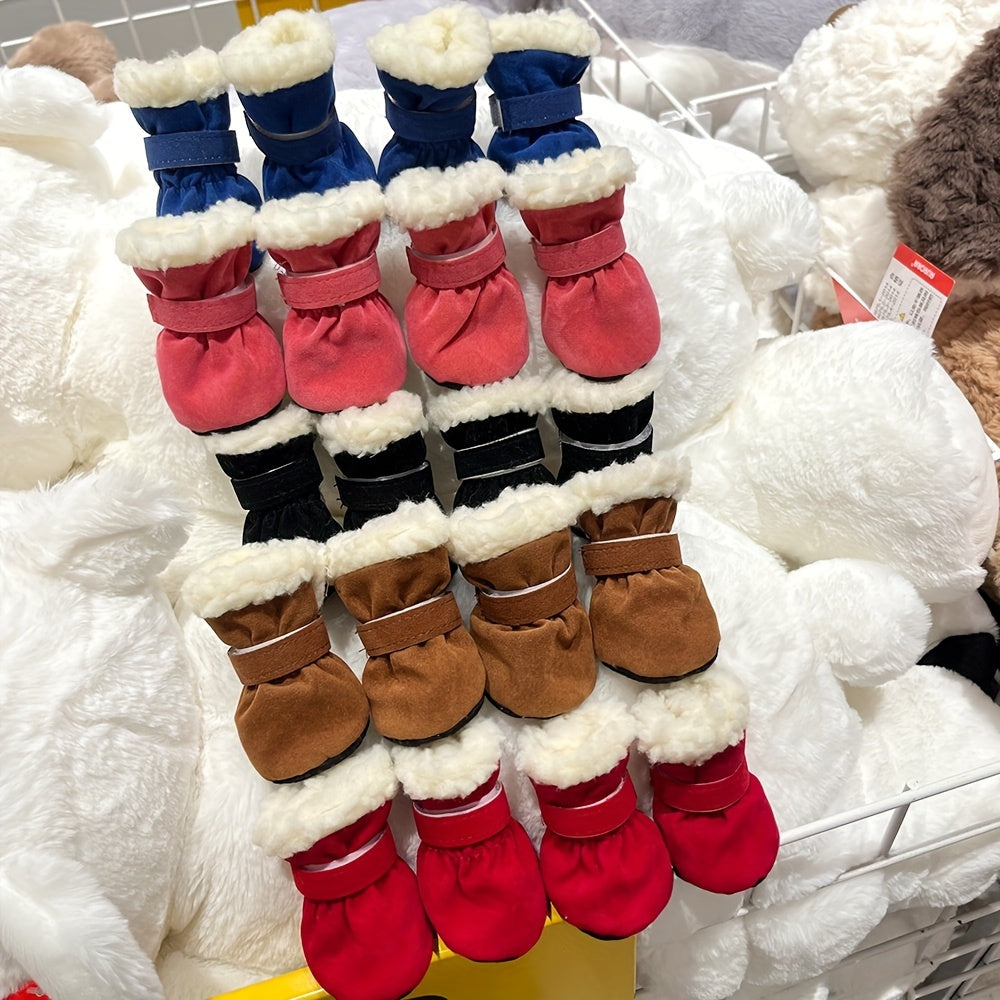 Bottines Chaudes Antidérapantes pour Chats ou Chiens