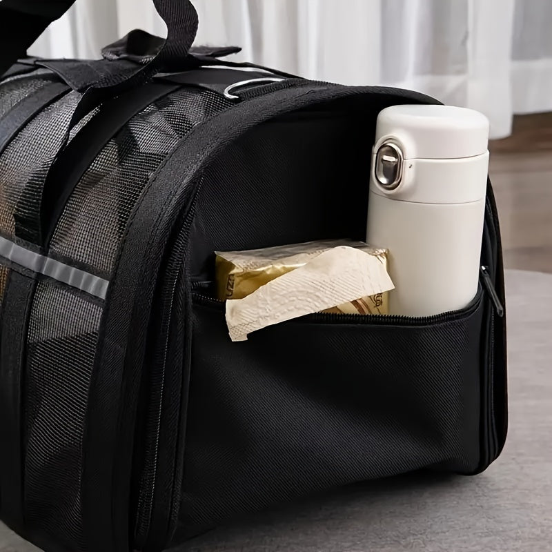 Sac de Transport Respirant en Nylon pour Animaux