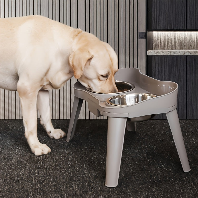 Gamelle surélevée double pour chien et chat