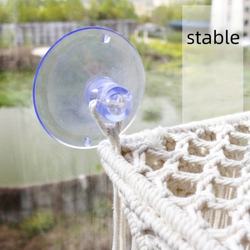 Hamac Macramé Suspendu pour Chats