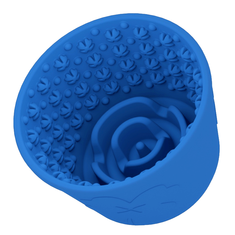 Bol à Lécher Antidérapant avec Ventouse en Silicone pour Chien
