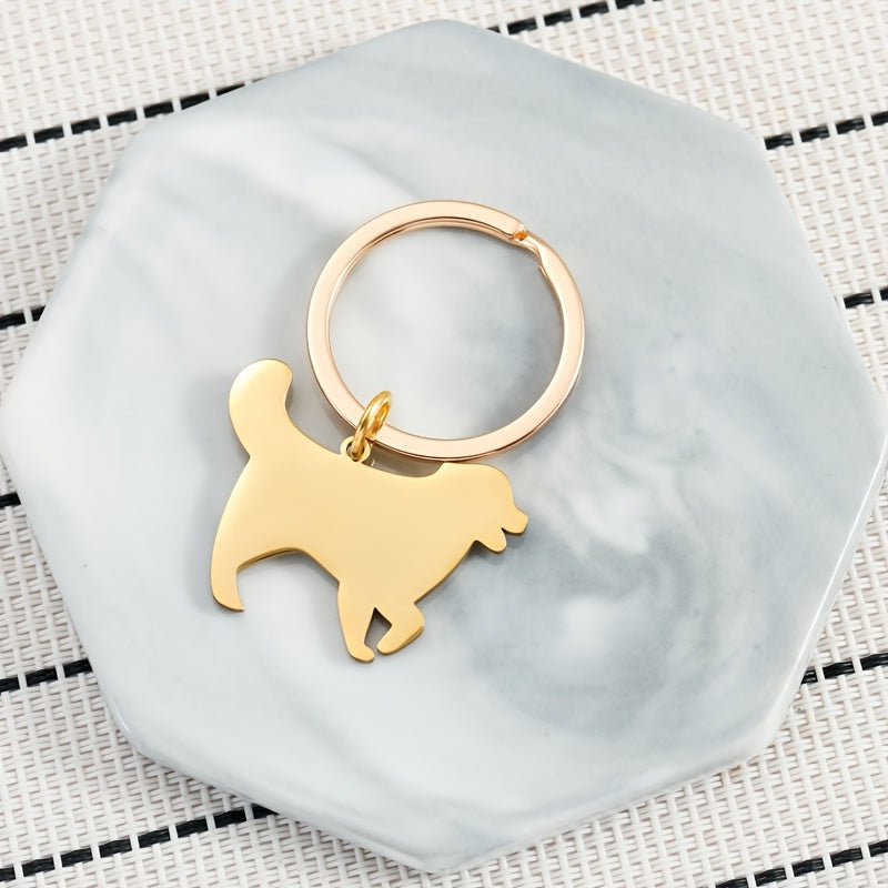 Médaille chien personnalisable en acier inoxydable