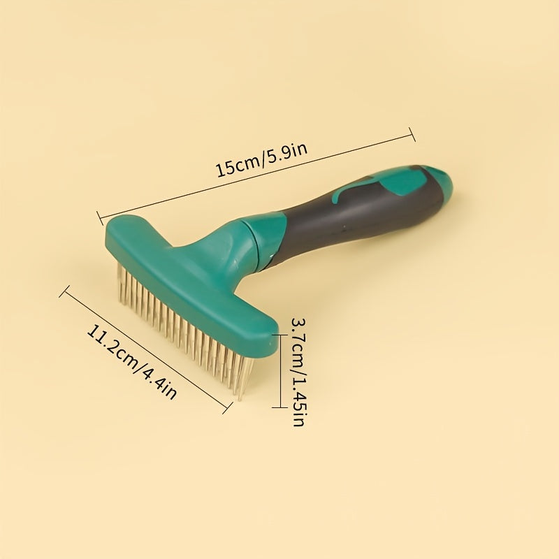 Brosse Démêlante à Double Rangée pour Chiens et Chats