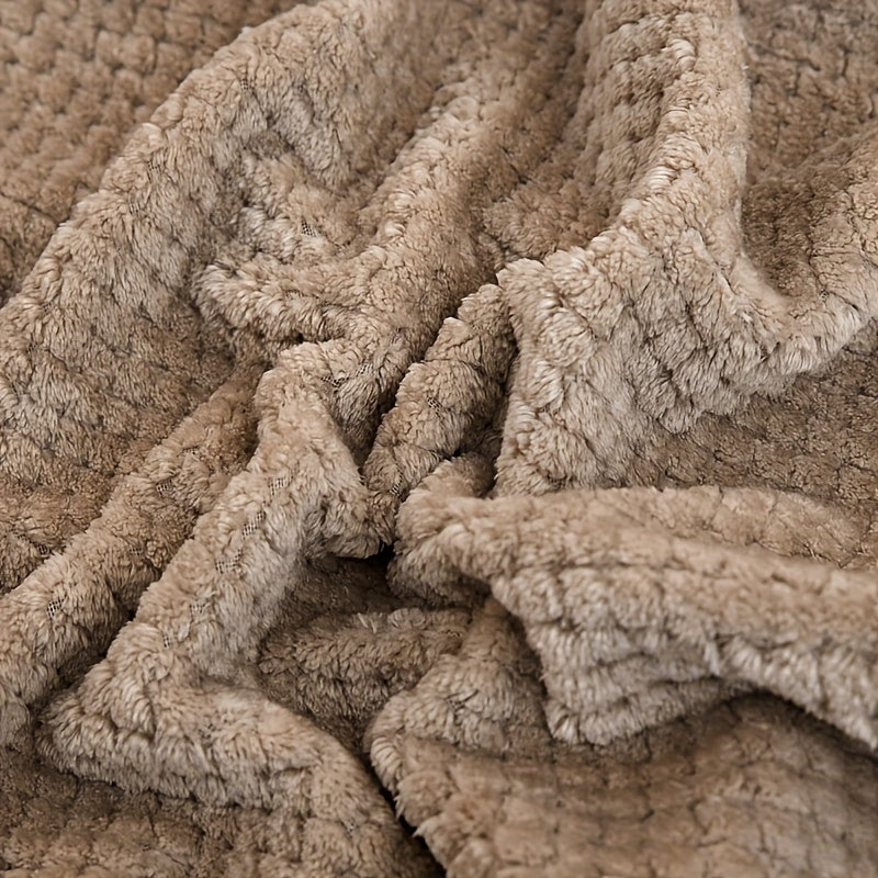 Couverture Texturée en Polyester Doux pour Chiens et Chats