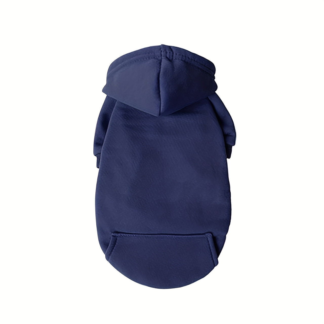 Sweat à Capuche Uni pour Chiens et Chats – Pull Hiver Doublé Polaire