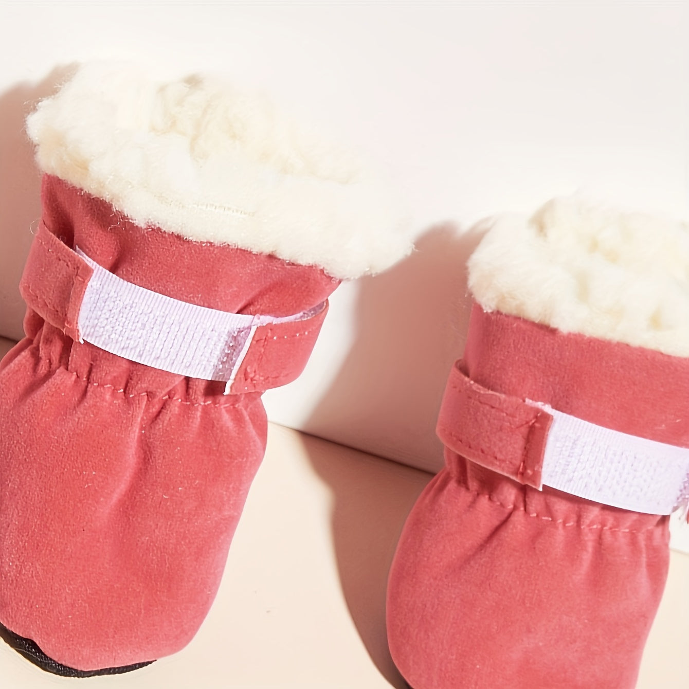 Bottines Hiver Doublées pour Chiens et Chats - Chaudes Antidérapantes en Polaire