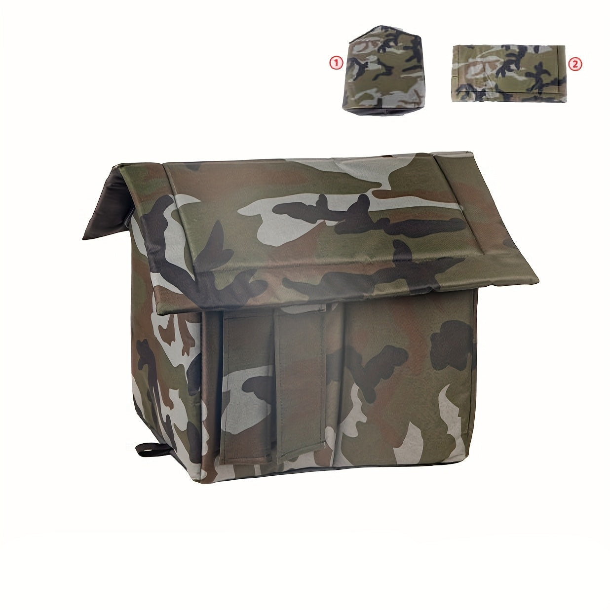 Refuge Camo Robuste et Imperméable pour Chats et Chiens