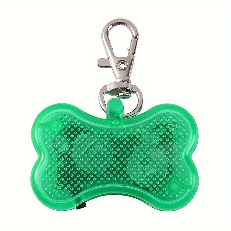 Pendentif lumineux os pour collier de chien
