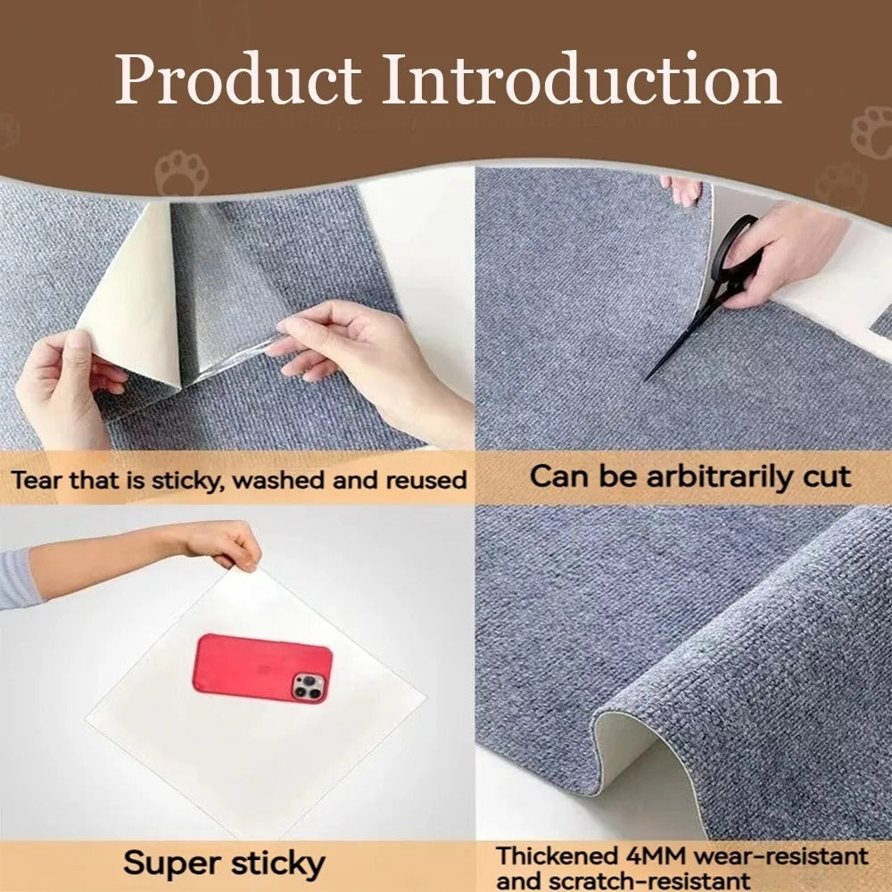 Tapis protecteur universel anti-griffes pour chat – Découpable & adhésif