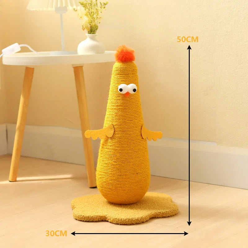 Griffoir Poulet en Sisal – L’Accessoire Ludique et Utile pour Chats