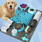 Tapis de Fouille Interactif avec Poches et Puzzles pour Chien