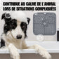 Tapis à Lécher Carré Silicone à Ventouses pour Chien
