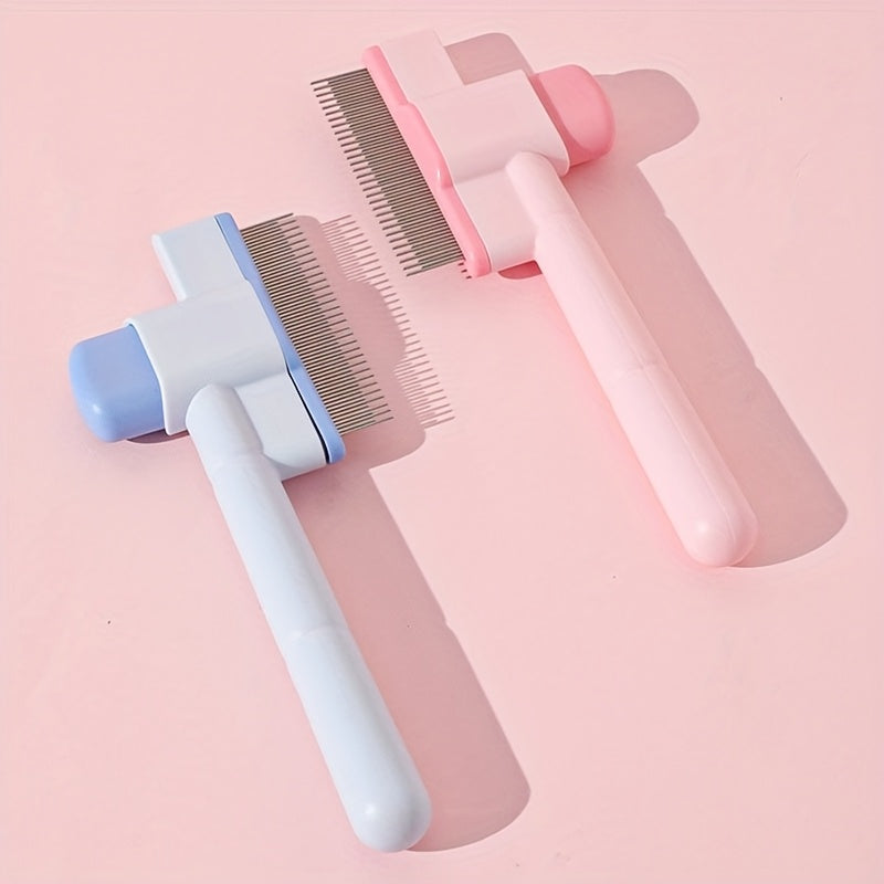 Peigne de Toilettage Auto-Nettoyant pour Chiens et Chats