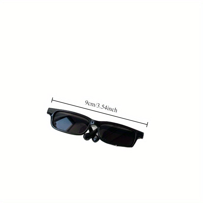 Lunettes Rectangulaires Noires ou Blanches pour Chats