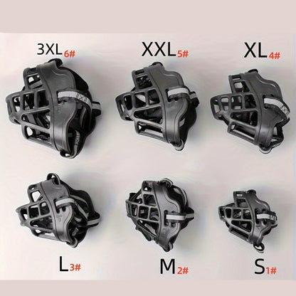 Muselière Réglable Antimorsure pour Chiens Moyens et Grands