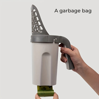 Pelle à Litière 2-en-1 avec Poubelle Intégrée