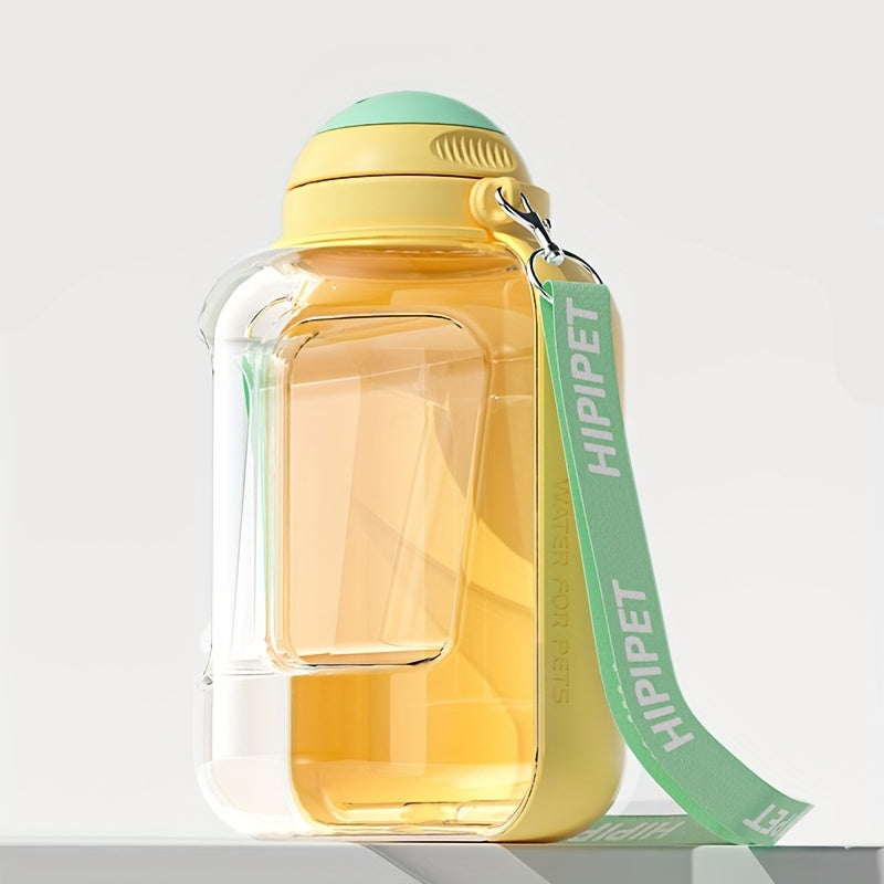 Gourde portable 2-en-1 pour eau et croquettes (1000ml + 300g)